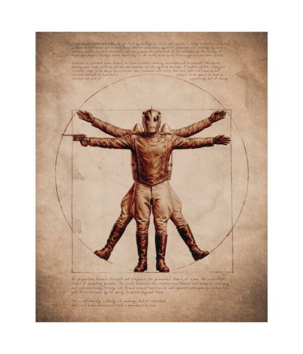 “Measured Flight” Poster – The Rise Blueprint | Rocketeer Tribute