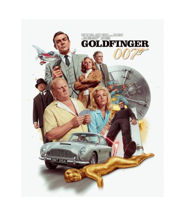 Goldfinger (1964) – Premium Movie Poster