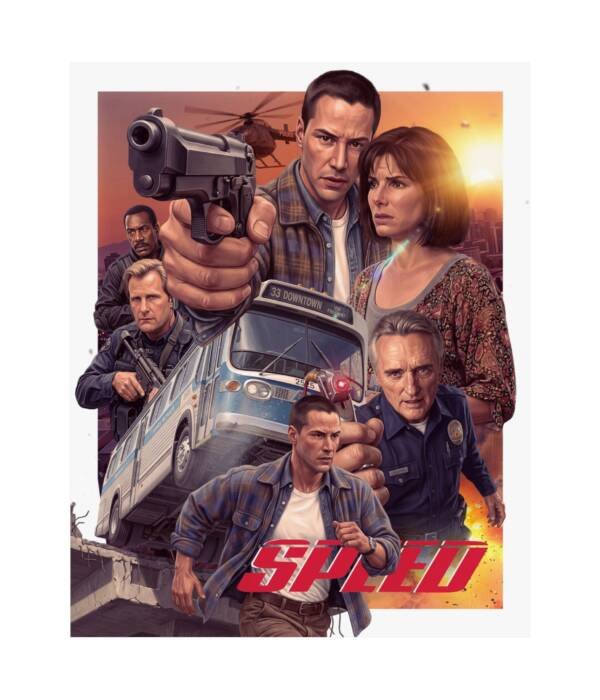 Speed — High Octane 90s Action Tribute Poster