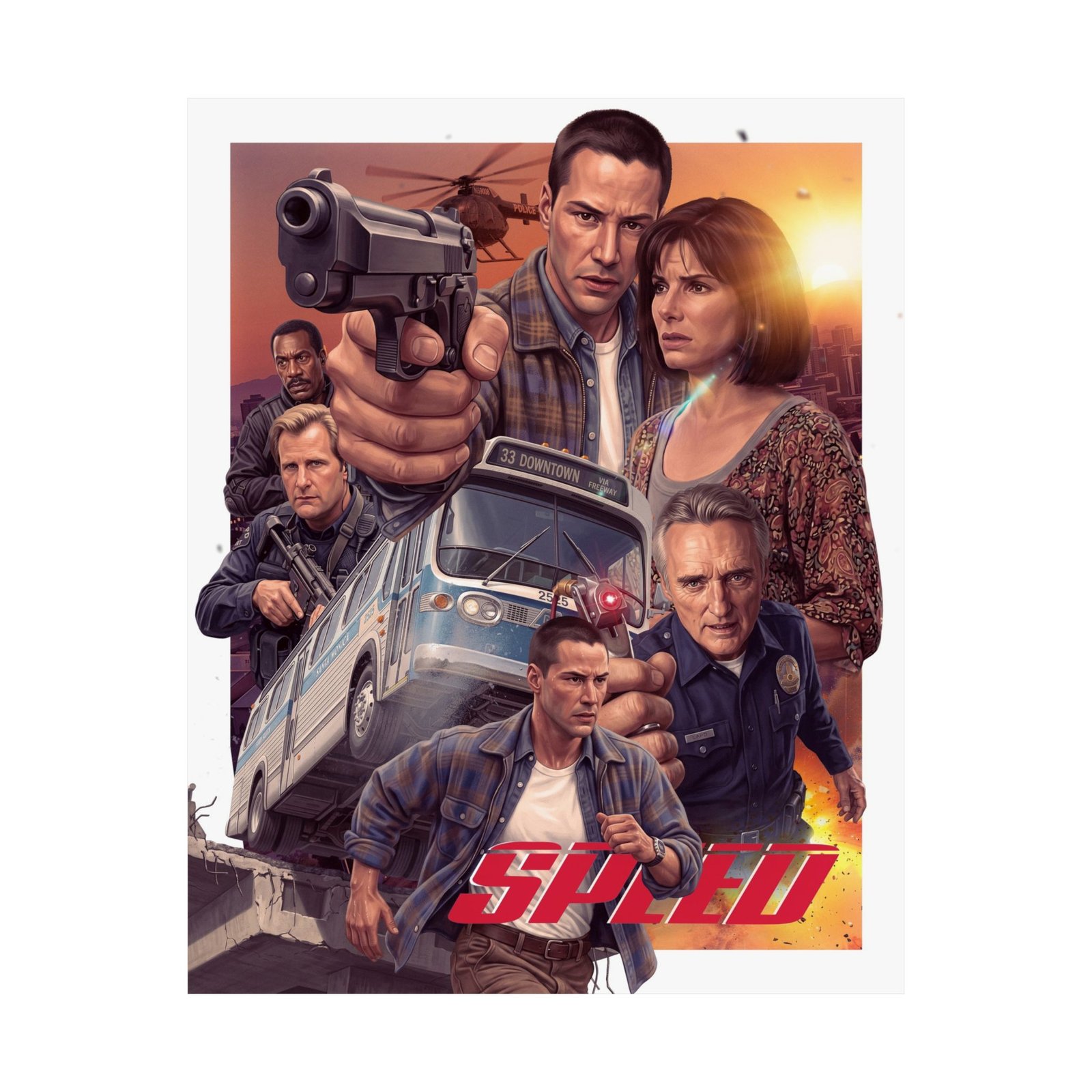 Speed — High Octane 90s Action Tribute Poster